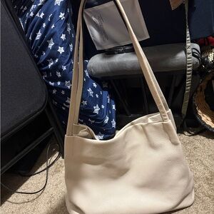 Chic Cream Shoulder Bag